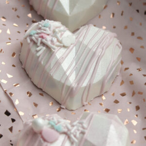 Geo Cake Hearts